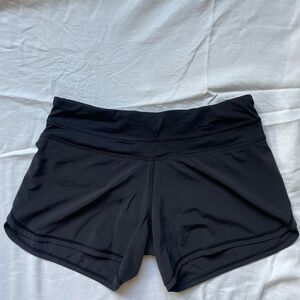 Lululemon Black Low-Rise 4" Speed Shorts, Size 4 EUC